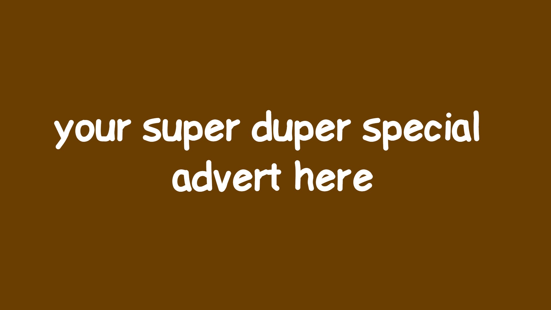 Commercial Advertisment